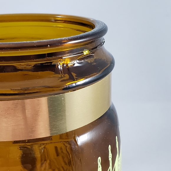 World's Fair Expo '74 Spokane, WA Brown Glass Barrel Mug with Wood Handle - Picture 5 of 5